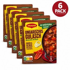 6x Maggi Fix Hungarian Goulash Seasoning Mix Paprika German Import picture