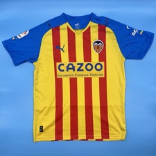 2022-23 Valencia CF Puma Third Senyera Soccer Jersey Men’s 2XL LaLiga picture