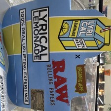 RAW Lyrical Lemonade Rolling Papers Organic Hemp King Size Wide 50 Packs/Box picture