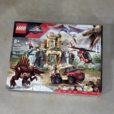 LEGO Jurassic World Spinosaurus & Quetzalcoatlus Air Mission 76976 Dinosaurs Box picture