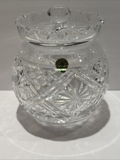 Waterford Crystal Samuel Miller Biscuit Barrel Cookie Jar 1999 WS Signed picture