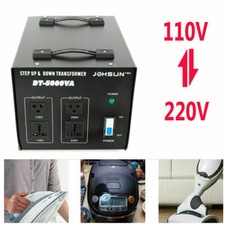 Heavy Duty 5000W/10000W Voltage Transformer Step Up/Down 110V to 220V Converter picture