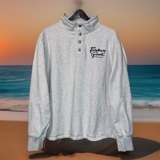League Rosemary Beach Florida Sweatshirt Men XL Gray Inner Fleece picture