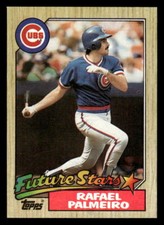 1987 Topps #634 Rafael Palmeiro Rookie Card RC picture
