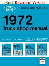 1972 Ford Truck Shop Manual (eBook Download) picture