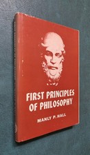 1949 First Principles of Philosophy Manly Palmer Hall 2nd Edition Hardcover DJ  picture