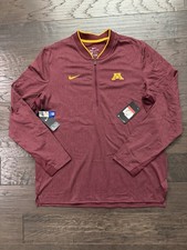 Nike Minnesota Gophers Dri Fit 1/4 Zip Pullover Mens Large NWT NCAA Football picture