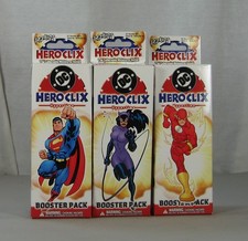 DC HeroClix Hypertime Booster Pack (Set of 3) NEW  SEALED picture