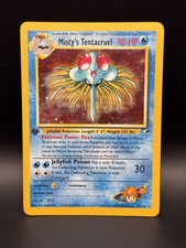 NM - Misty's Tentacruel (1st Edition) 010/132 Pokemon Gym Heroes picture