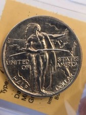 1926-S Oregon Trail Memorial Silver Half Dollar 50c - Uncirculated (BU) MS-60 picture