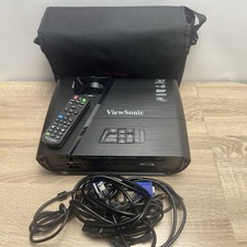 ViewSonic PJD5255 DLP Projector 3300 Lumens HDMI 3D w/ Remote Case Cables TESTED picture