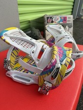 Burton UNINC Baby Kitten 156cm 2008 Burton  Bindings with original box **RARE picture
