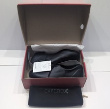 Capezio Tele Tone II Tap dance Shoes Black LEATHER Lace Up Tie Sz 13.5 CG09 New picture