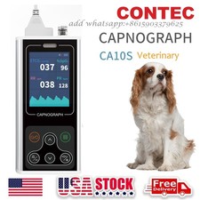 CA10S-VET Veterinary Capnograph Sidestream EtCO2 Respiration Rate SpO2 picture