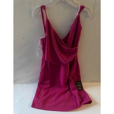 Lulus Hot Pink/Magenta Cowl Neck Mini Dress Size Small NWT picture