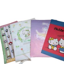 Sanrio HeIIo kitty PIastic foIder & paper fan set Iot Gotochi 2023 2024  picture