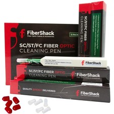 FiberShack 1.25mm SC Fiber Cleaner Pen - 5 Pack picture