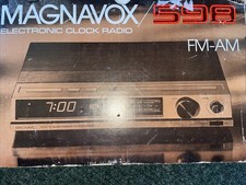 Vtg Magnavox 598 Clock Radio  New picture
