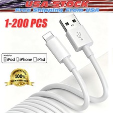 USB Fast Charger Cable 3Ft 6Ft Cord For iPhone 14 13 12 11 Pro XS XR X 8 7 6 Lot picture