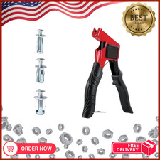 91Pcs M4 M5 M6 Jack Nuts Petal Nut Kit with Screws & Heavy Duty Rivet Gun picture