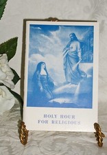 Holy Hours For Religious RARE VINTAGE Booklet Prayers Devotions Catholic 1956 picture
