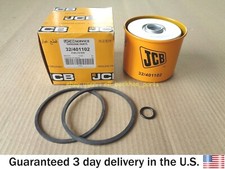 JCB BACKHOE - GENUINE JCB FUEL FILTER ELEMENT W. O RINGS (32/400701 32/401102) picture