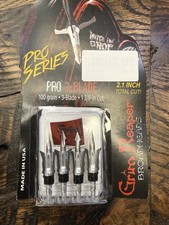Grim Reaper Pro Series Broadheads - 100gr. - 3 blade - 4 Pack - 1603 picture