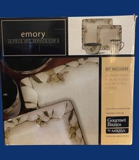 Mikasa Gourmet RARE EMORY Dinnerware Set  Place Settings Plates Bowls Mugs picture