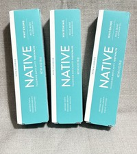 3x Native Whitening Toothpaste 4.1oz Wild Mint With Flouride EXP 01/2027 picture