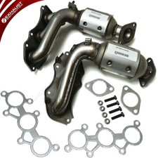TOYOTA HIGHLANDER 3.5L 2008-2013 Front Catalytic Converter 2 PIECES PAIR picture