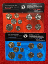 2026 P & D Uncirculated Coin U S Mint Set With RARE DUAL DATE CENTS - OGP picture