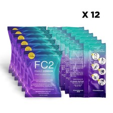 FC2 Female Condoms 12 Pk. New Look  Exp: 03/23/2030 W/4 PK Lubes.  picture