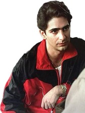 The Sopranos Christopher Moltisanti’s Inspired Tracksuit in Red & Black For Men picture