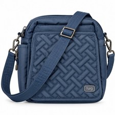 Lug Hopper Crossbody Bag Navy Blue Quilted Travel Festival Casual Utility Chic picture