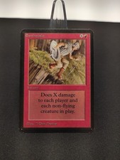 Mtg Earthquake Alpha Edition Regular SP+  Vintage Magic  picture