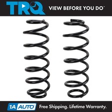 TRQ Rear Coil Spring Set Fits 2005-2015 Volkswagen picture