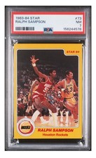 1983-84 Star Ralph Sampson #73 PSA 7 NM Houston Rockets HOF  picture