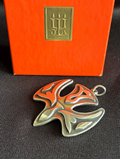 VTG James Avery Retired Large Descending Dove Pendant Sterling Silver 20.34g picture