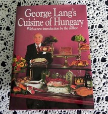 SIGNED George Lang's Cuisine of Hungary by George Lang Cafe des Artistes NY City picture