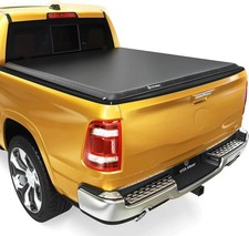 Soft Roll Up Truck Bed Tonneau Cover Compatible with 2003-2025 Dodge Ram 2500... picture