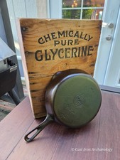 Griswold #6 Cast Iron Skillet With Small Block Logo Restored picture
