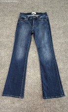 BKE Women's Payton Mid-Rise Bootcut Jeans Dark Wash Denim Size 27x32 picture