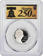 2026-S Jefferson Nickel 1776-2026 PR69DCAM First Strike PCGS Anniversary Label picture