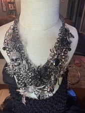 Natasha Rare  gothic style Halloween Necklace Lead Compliant picture