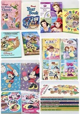 🔥 HUGE Disney HC Book Bundle, Puzzles, Coloring Books- Vintage & Newer-22 items picture