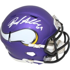 Jared Allen Autographed/Signed Minnesota Vikings Speed Mini Helmet Beckett 48703 picture