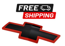 1994 1995 1996 SILVERADO C1500 C2500 C3500 RED BLACK GRILLE EMBLEM 12543000 picture