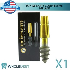 1x Dental Compressive Monoblock Fixture Titanium Sterile SLA Surface Dentistry picture