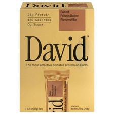David High Protein Bars, Salted Peanut Butter - 28g Protein picture