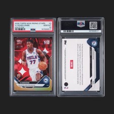 2025-26 Topps Now Rising Stars - VJ Edgecombe #RS3 (RC) POP 1 08/50 PSA 10 picture